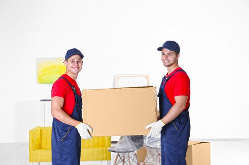 Residential flat move support with a man and van service