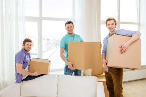 Local removal van for furniture transport in Bullscross