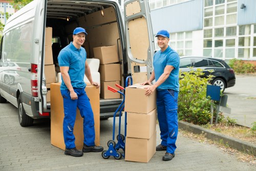 Bullscross man with a van helping with loading and unloading during a local move